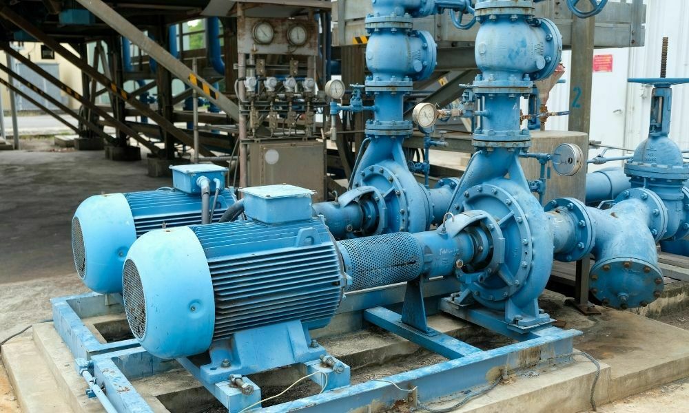 Centrifugal pumps are used to transport fluids by the conversion of rotational kinetic energy to the hydrodynamic energy of the fluid flow.