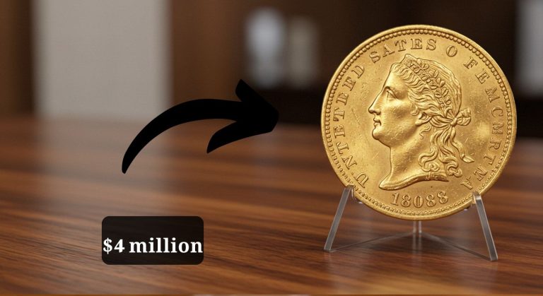 The 1808 Capped Bust Quarter Eagle Values Around $4 Million, Can be Found in 2025